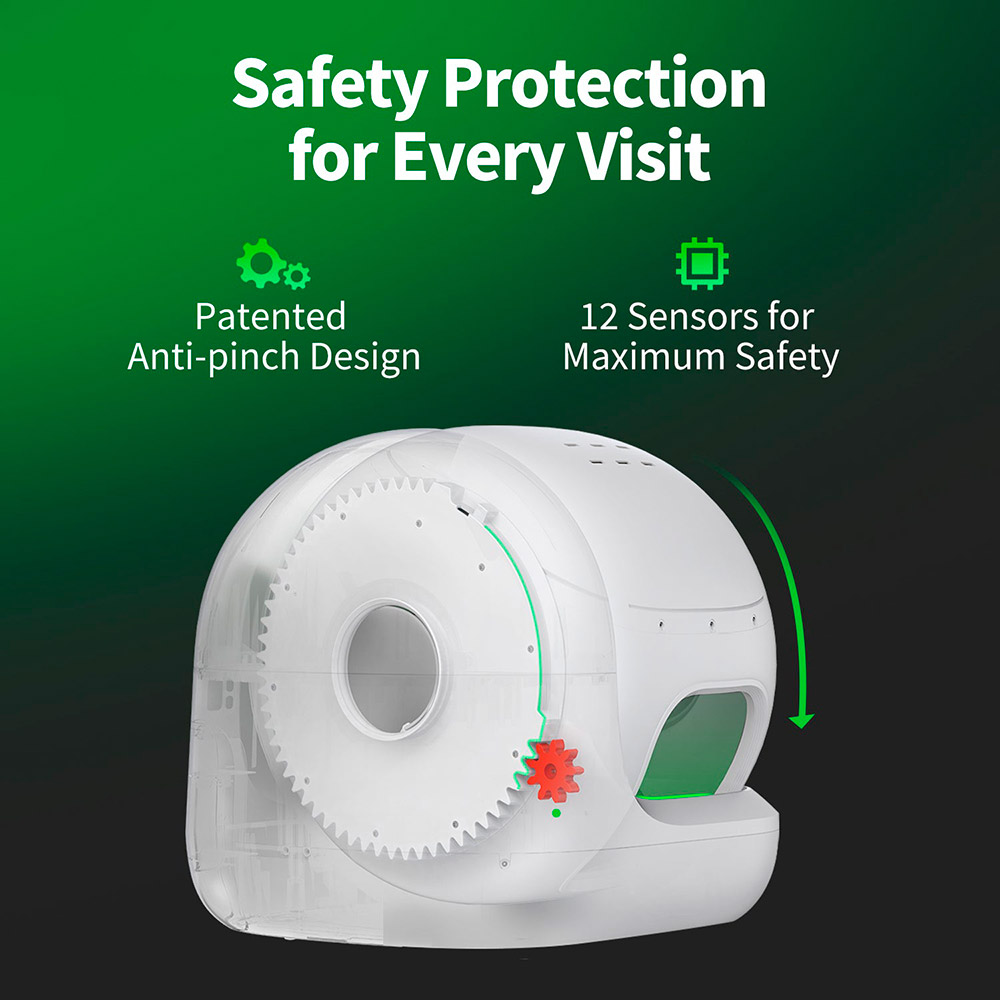 Розумний лоток для котів PETKIT Purobot Max Pro with Cam Self-Clean White (P9904)