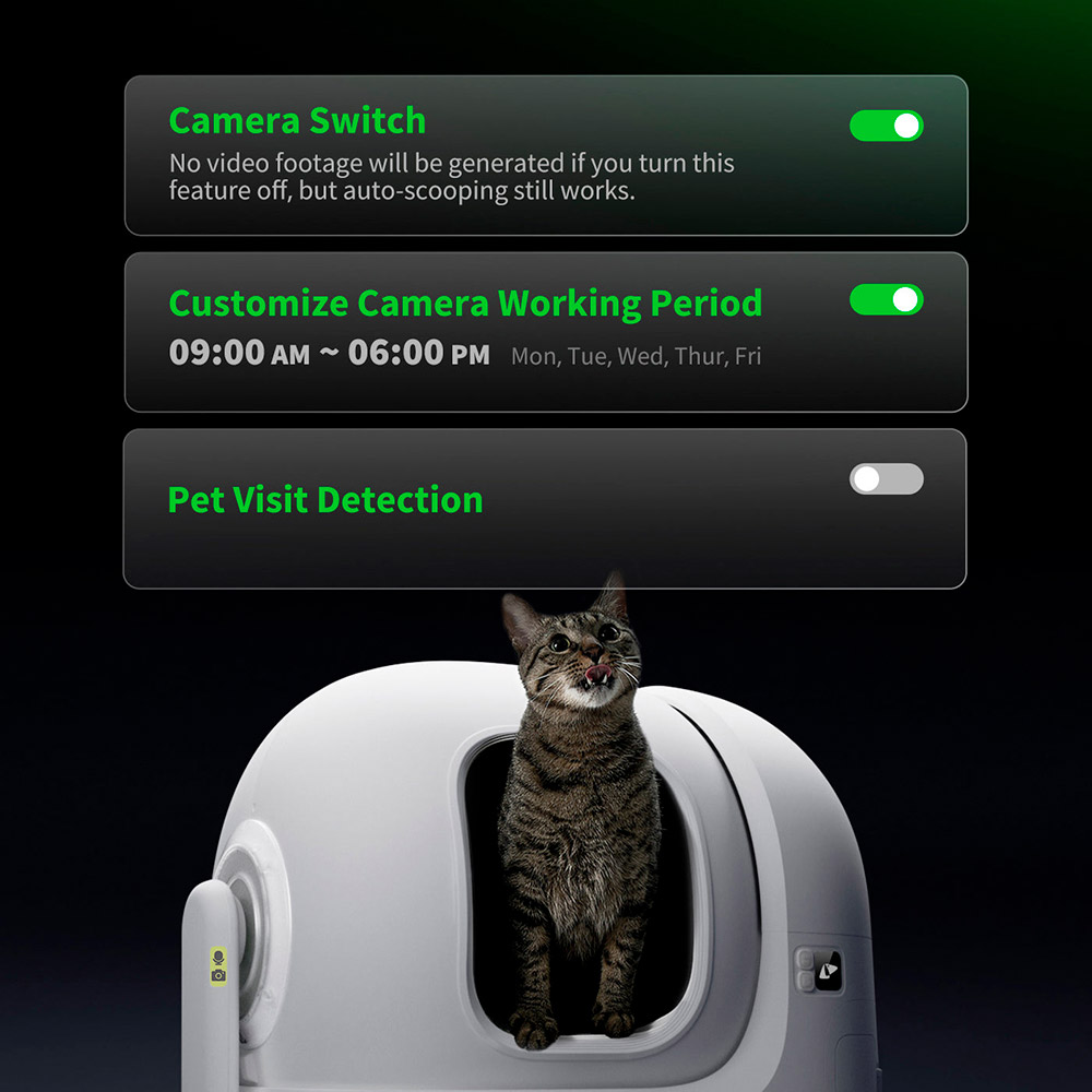 Розумний лоток для котів PETKIT Purobot Max Pro with Cam Self-Clean White (P9904)