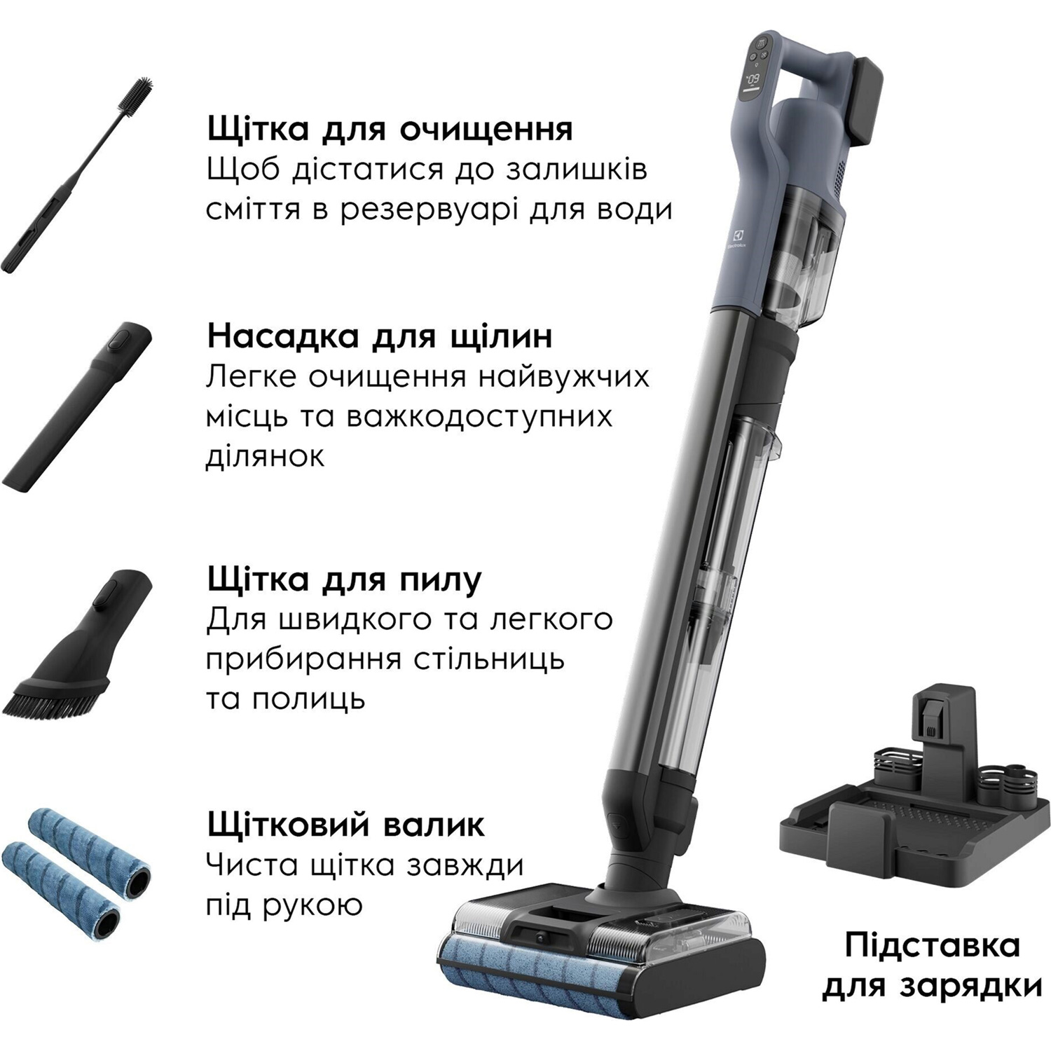 Пилосос ELECTROLUX 800 Cordless EW82U2DB (900402404)