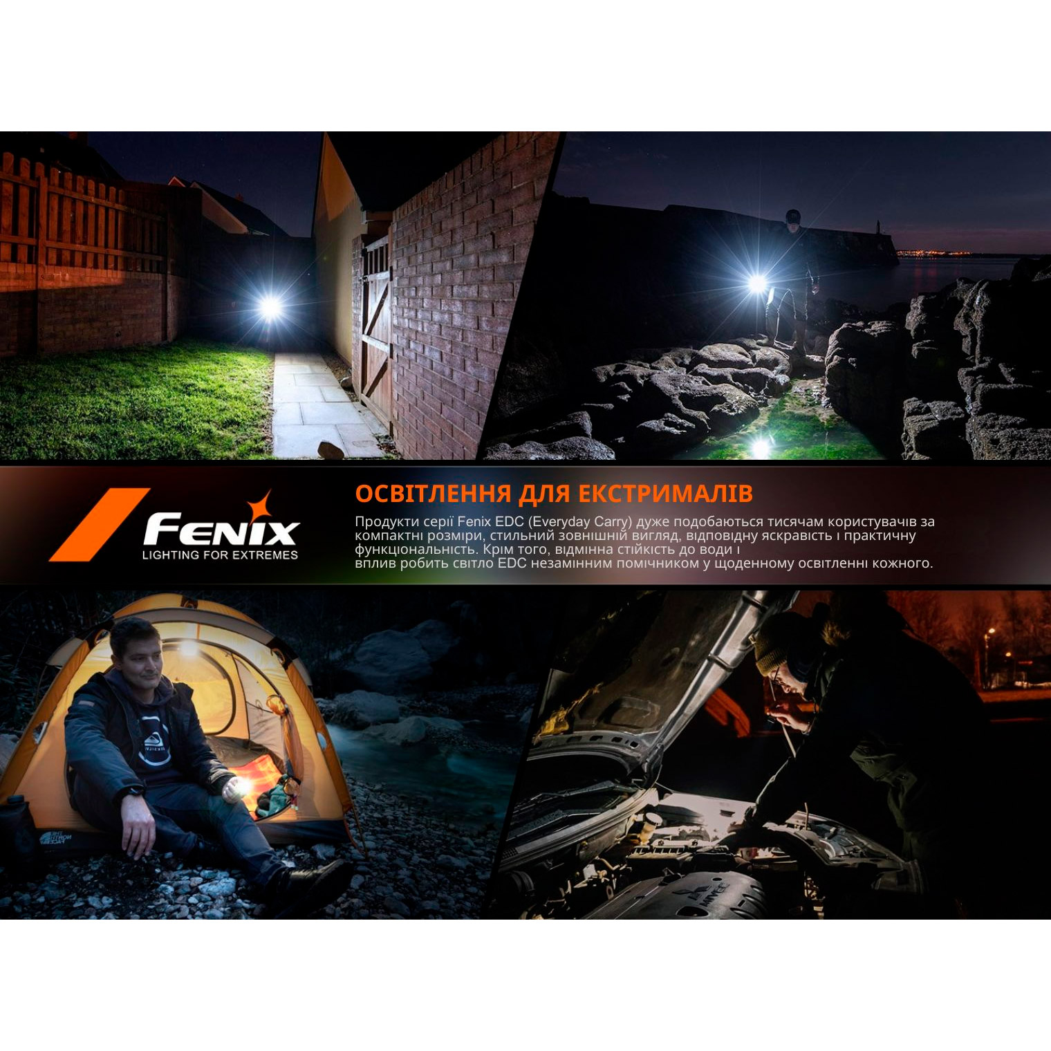 Фонарь-брелок FENIX E06R Turquoise
