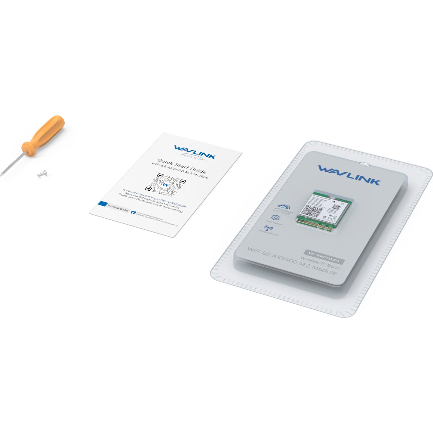 Wi-Fi адаптер INTEL Tri Band Wireless 802.11ax+BT5.3 AX210 M.2 (AX210.NGWG.NV)
