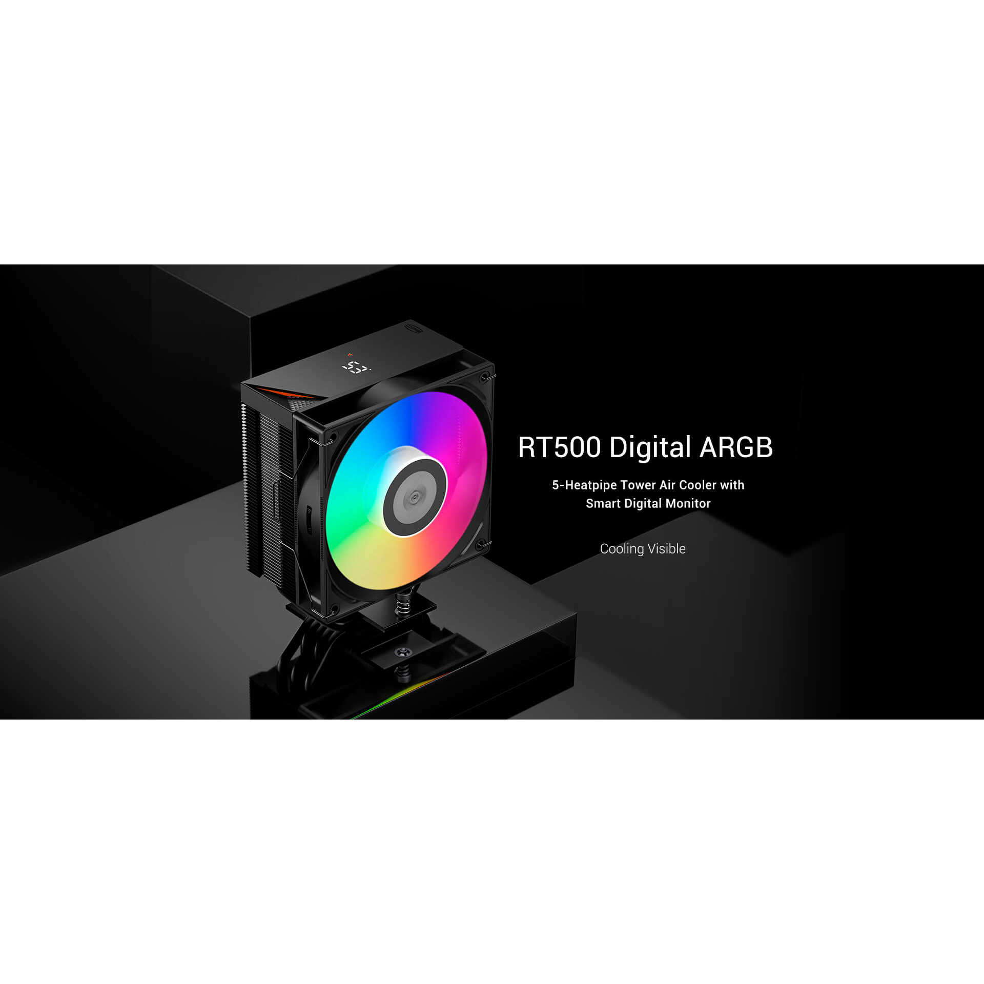 Кулер для процесора PCCOOLER RT500 Digital ARGB (RT500-BKAWYL-GL)