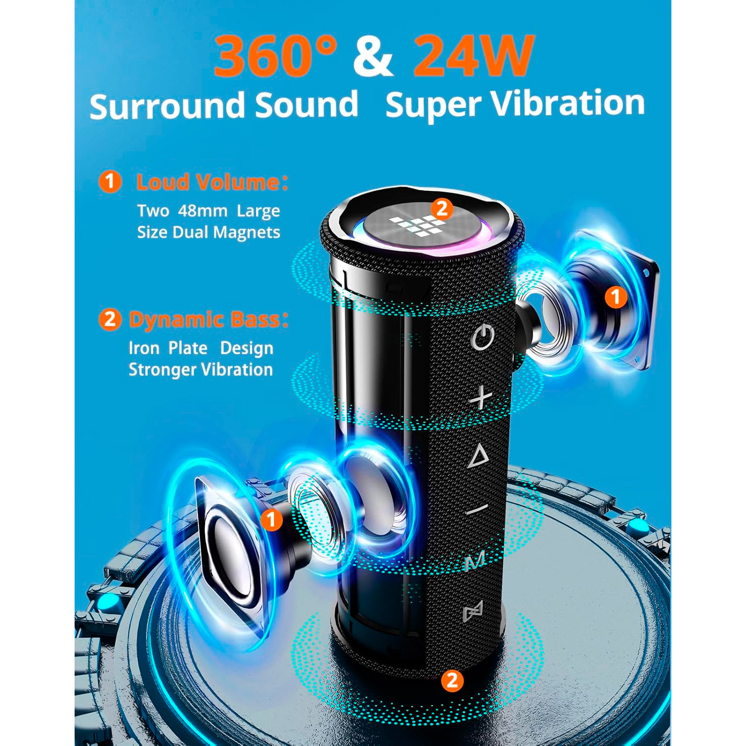 Портативная колонка TRONSMART Mirtune C2 Black