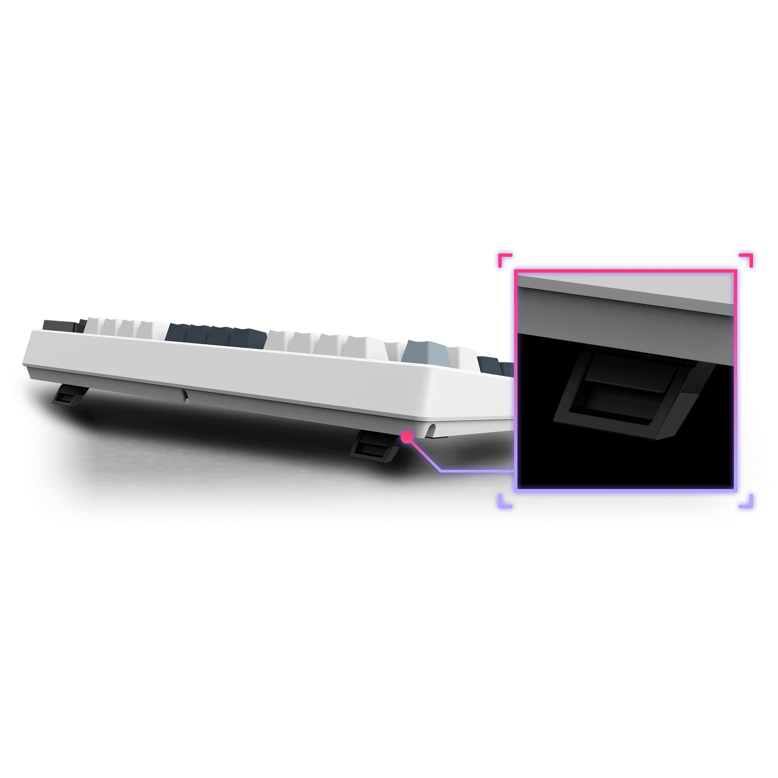 Клавиатура беспроводная MSI Forge GK600 TKL Mechanical Linear Switch White
