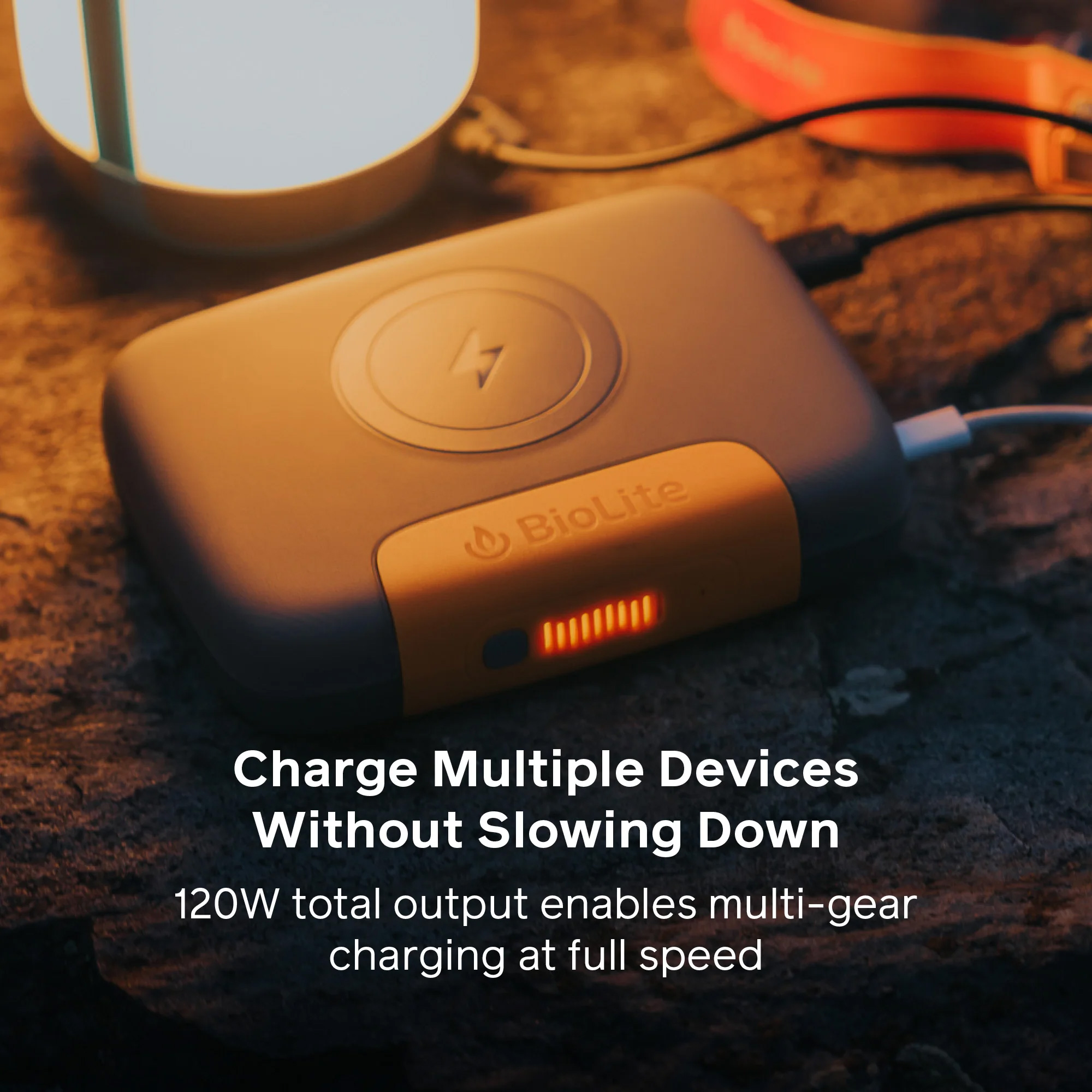 Повербанк з бездротовою зарядкою BIOLITE Charge 100 Max 100W 25000mAh (CBD0100)
