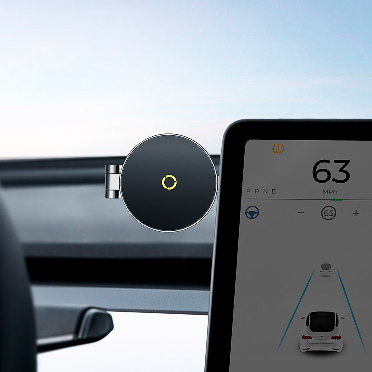 Автотримач для смартфона BASEUS MagPro Series II Magnetic Car Mount Stick-On Version Black (C40172900121-00)