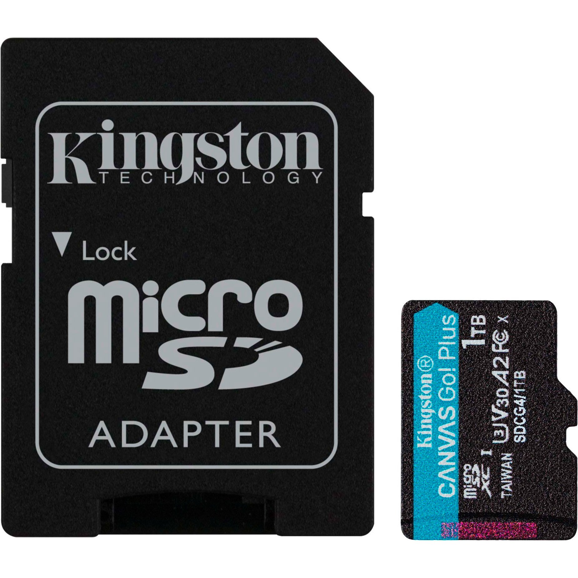Карта пам'яті KINGSTON microSDXC Canvas Go! Plus 1TB UHS-I U3 V30 A2 Class 10 + SD-adapter (SDCG4/1TB)