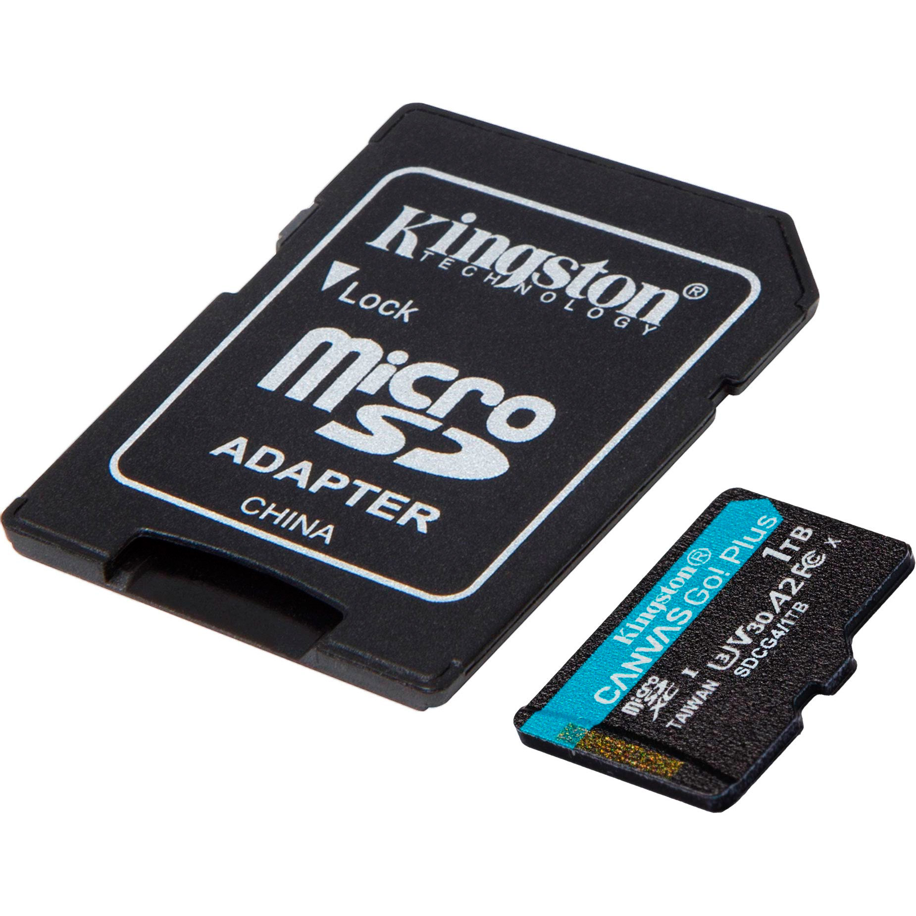 Карта пам'яті KINGSTON microSDXC Canvas Go! Plus 1TB UHS-I U3 V30 A2 Class 10 + SD-adapter (SDCG4/1TB)