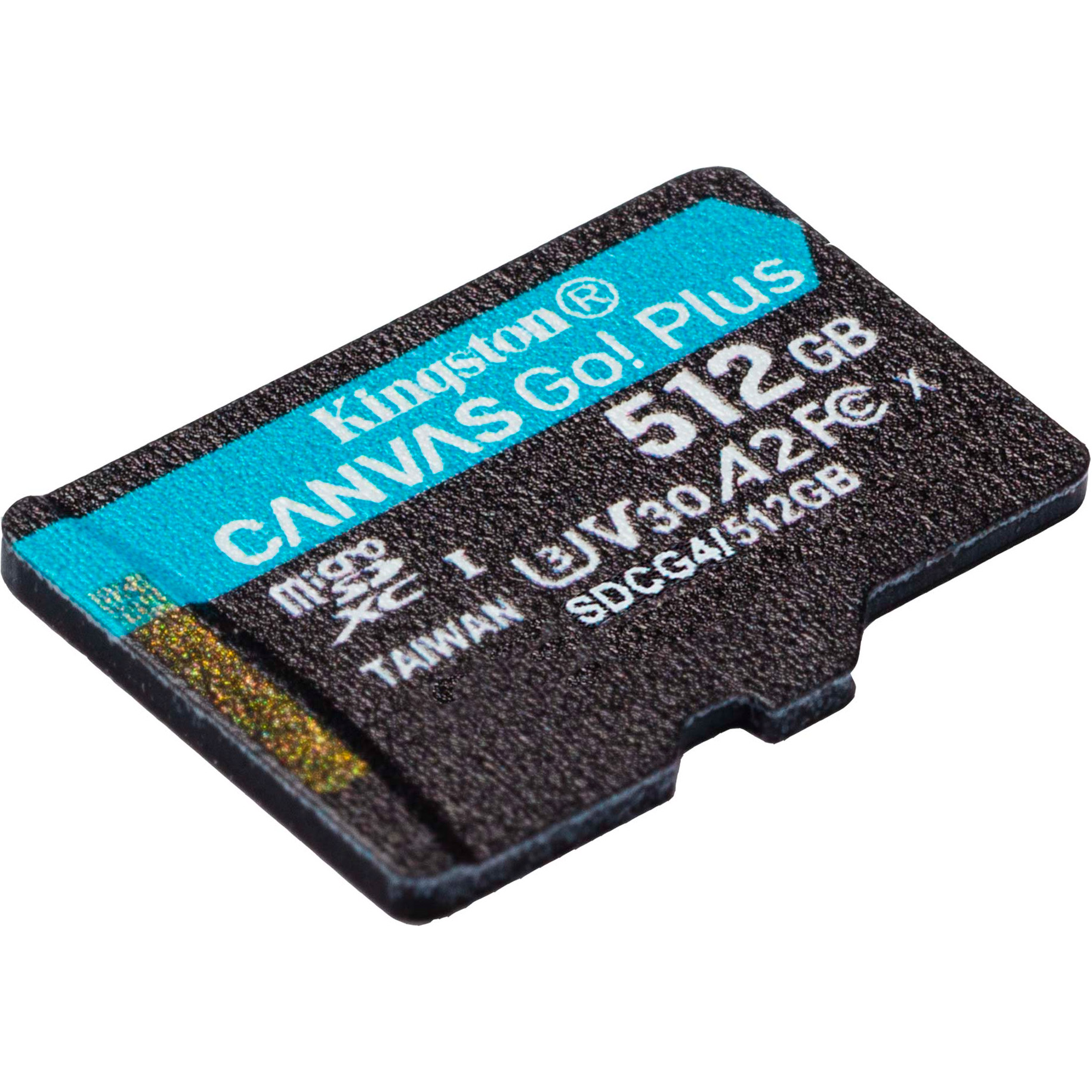Карта пам'яті KINGSTON microSDXC Canvas Go! Plus 512GB UHS-I U3 V30 A2 Class 10 (SDCG4/512GBSP)