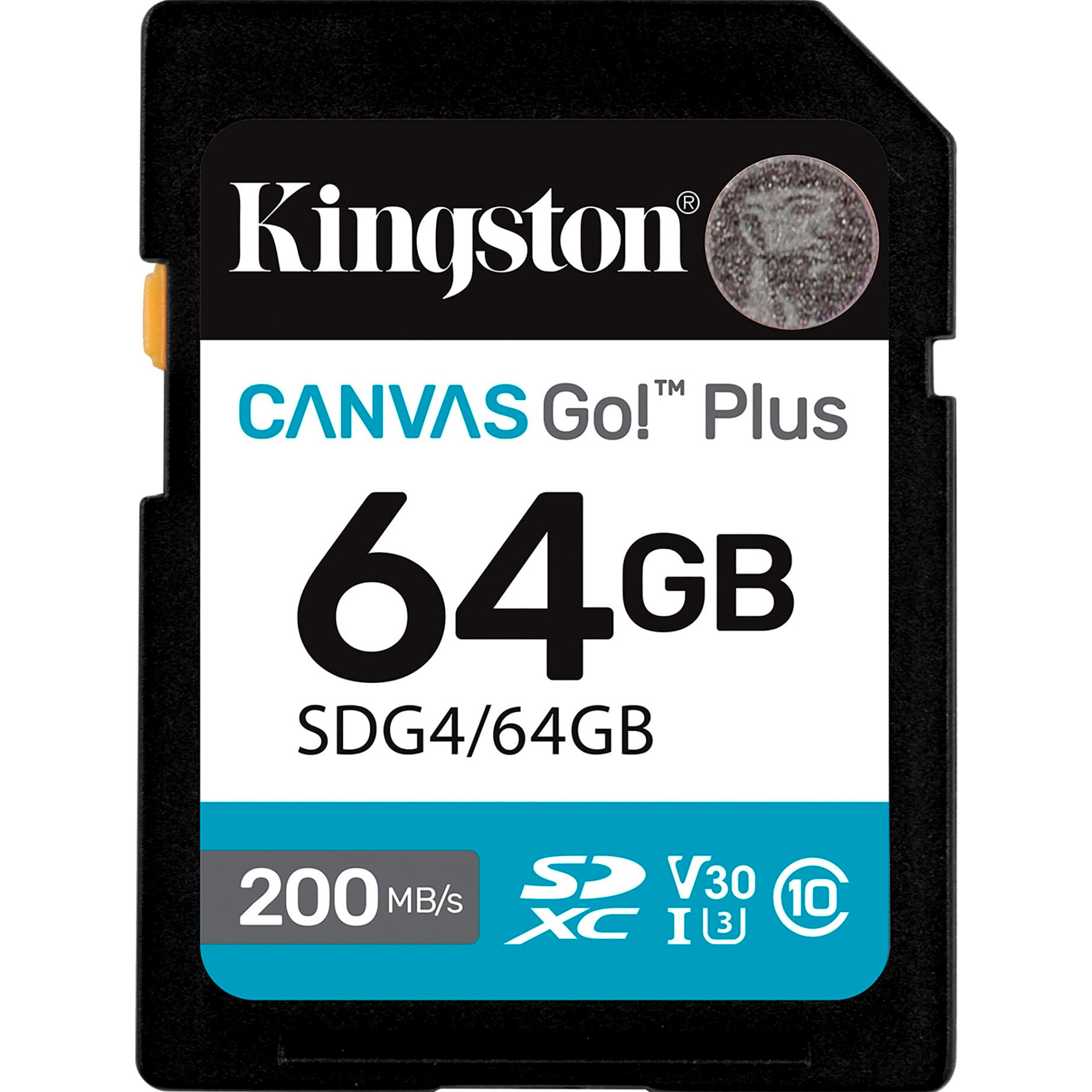 Карта пам'яті KINGSTON SDXC Canvas Go! Plus 64GB UHS-I U3 V30 Class 10 (SDG4/64GB)