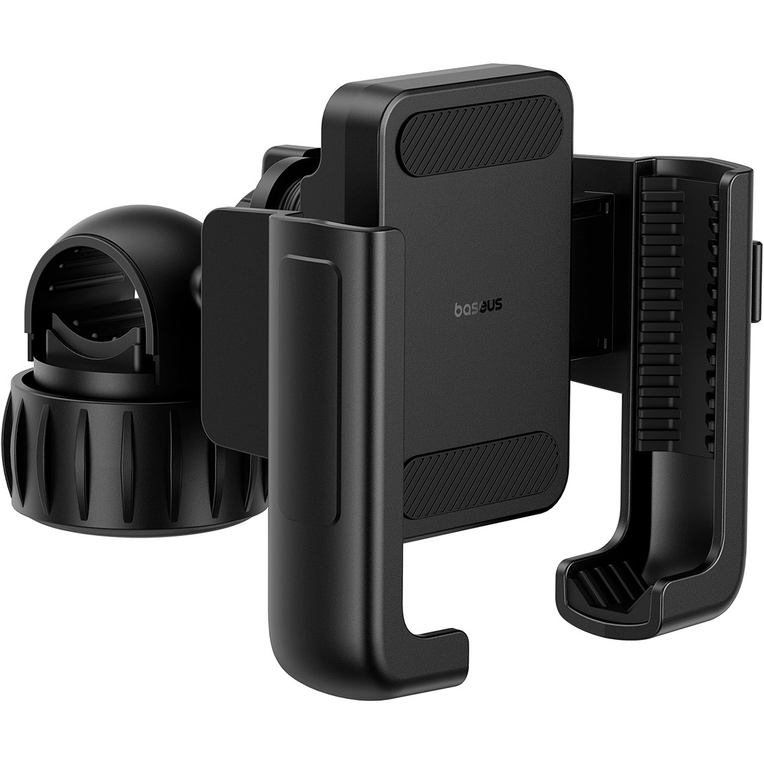 Велотримач для смартфона BASEUS GoTrip Series Bike Phone Mount Cluster Black (C40572301111-00)