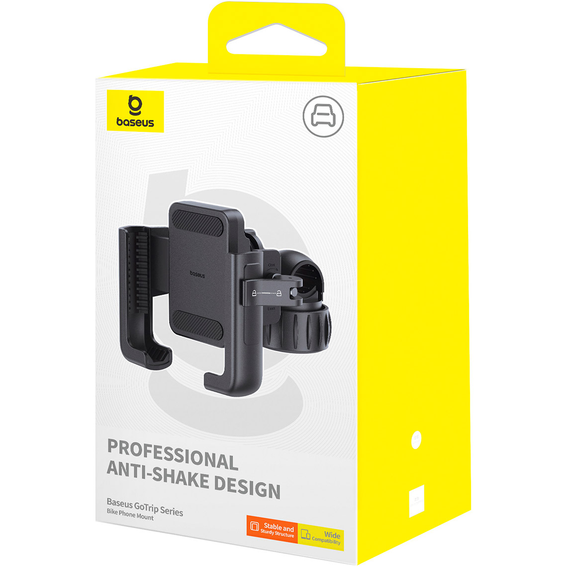 Велотримач для смартфона BASEUS GoTrip Series Bike Phone Mount Cluster Black (C40572301111-00)