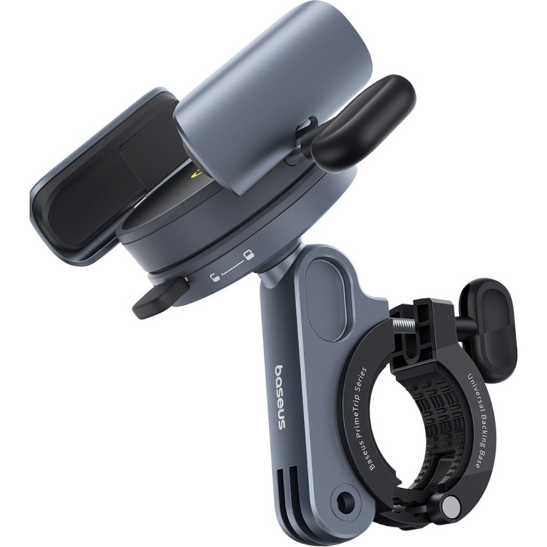 Велотримач для смартфона BASEUS PrimeTrip Series Magnetic Bike Phone Holder Cosmic Black (C40569000121-00)