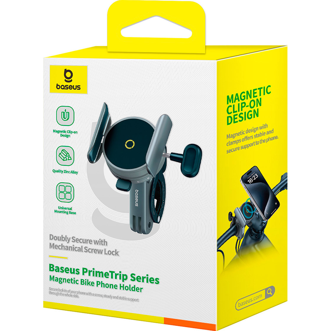 Велотримач для смартфона BASEUS PrimeTrip Series Magnetic Bike Phone Holder Cosmic Black (C40569000121-00)