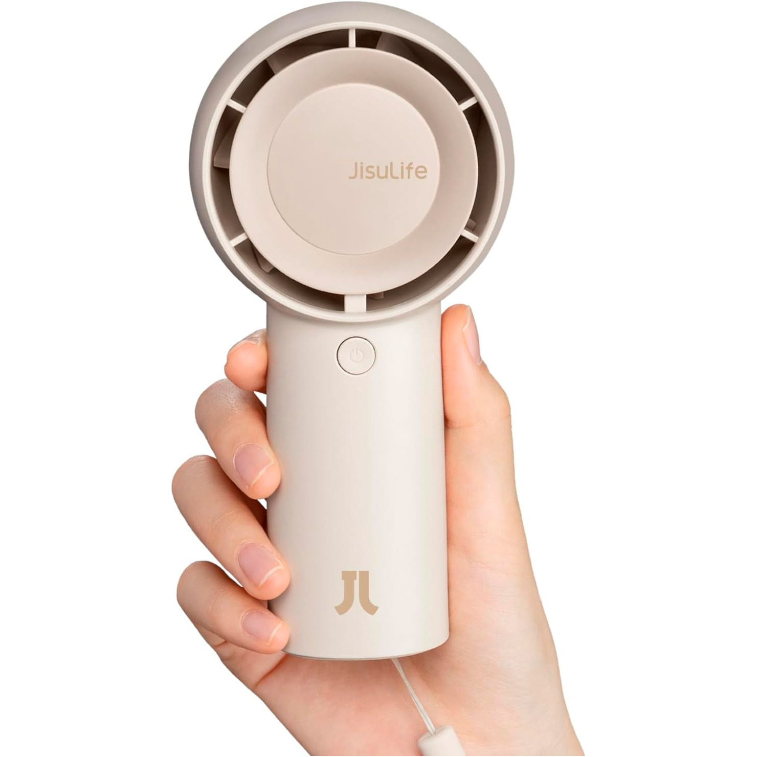 Портативный ручной вентилятор JISULIFE FA43 Handheld Fan Life5 Plus Beige