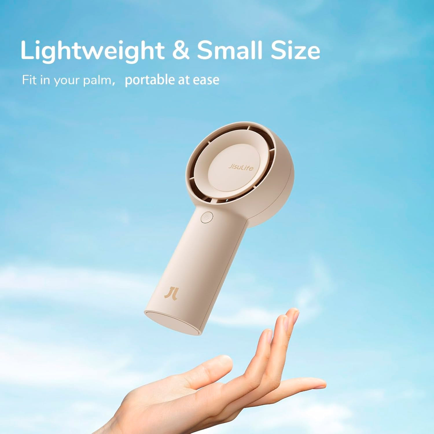 Портативный ручной вентилятор JISULIFE FA43 Handheld Fan Life5 Plus Beige
