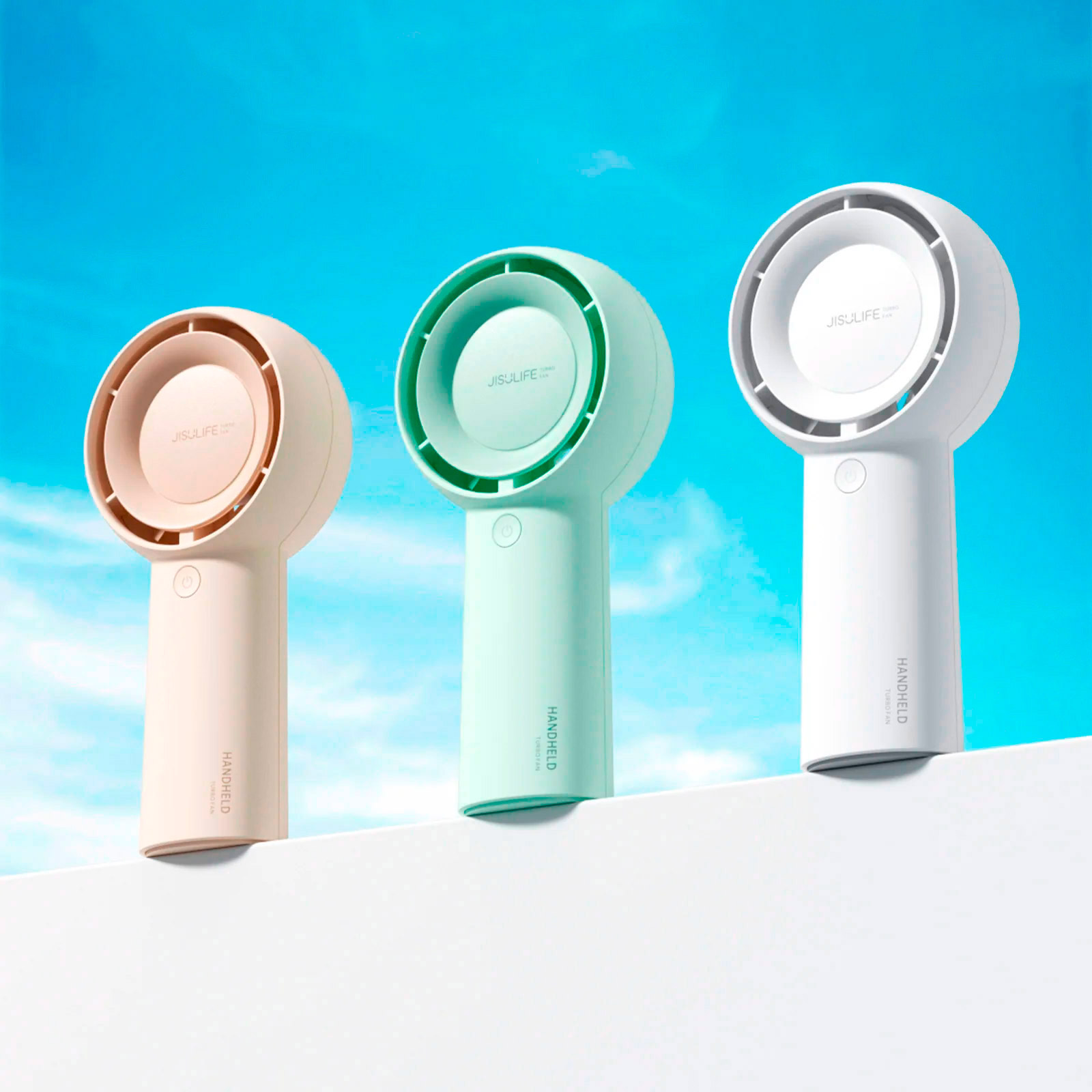 Портативный ручной вентилятор JISULIFE FA43 Handheld Fan Life5 Plus Beige