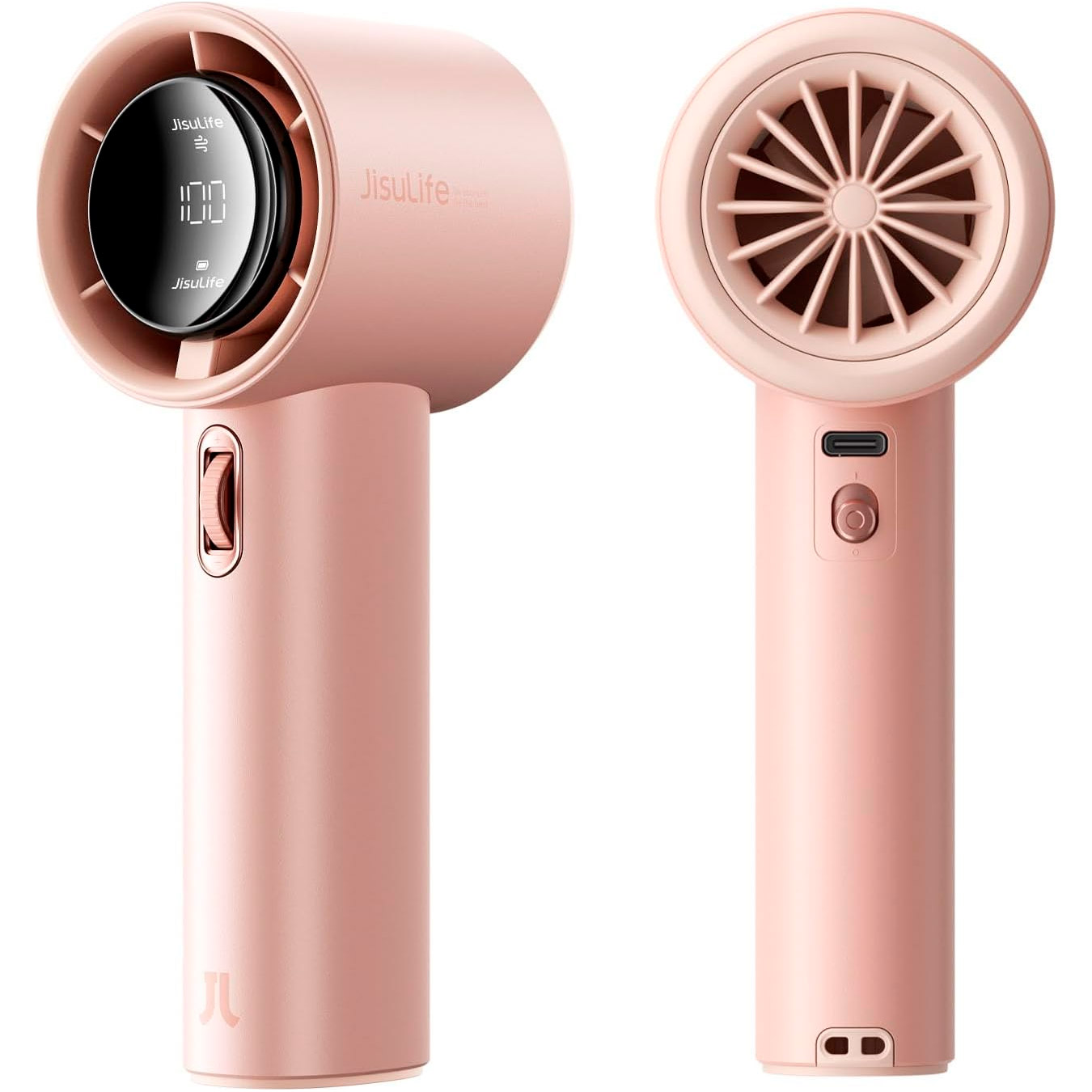 Портативний ручний вентилятор JISULIFE Handheld Fan Pro1 Pink