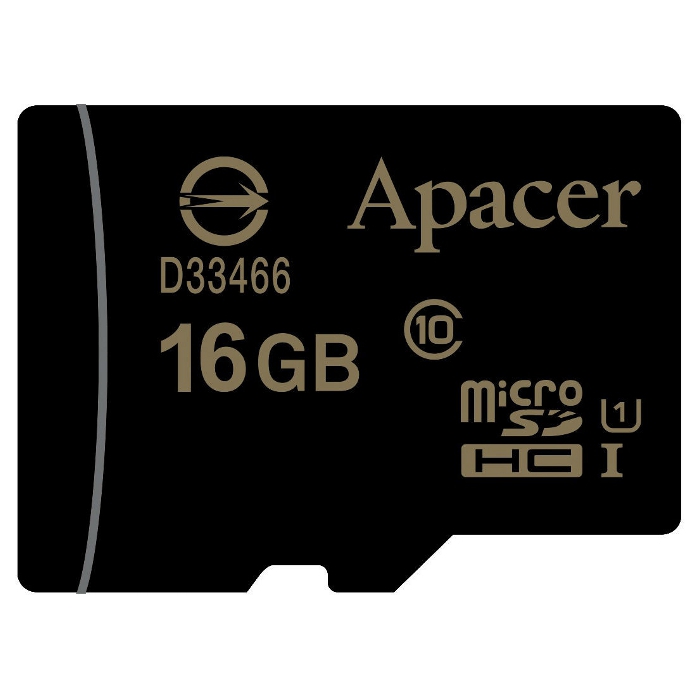 Карта памяти APACER microSDHC 16GB UHS-I Class 10 (AP16GMCSH10U1-RA)