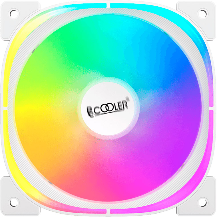 Вентилятор PCCOOLER EF120 ARGB White (F3-L120WHAM1-GL)