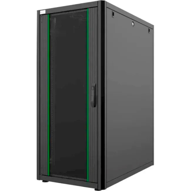 Напольный шкаф 19" MIRSAN GTN (26U, 600x800мм, RAL9005) (MR.GTN26U68DE.01_PRF63)