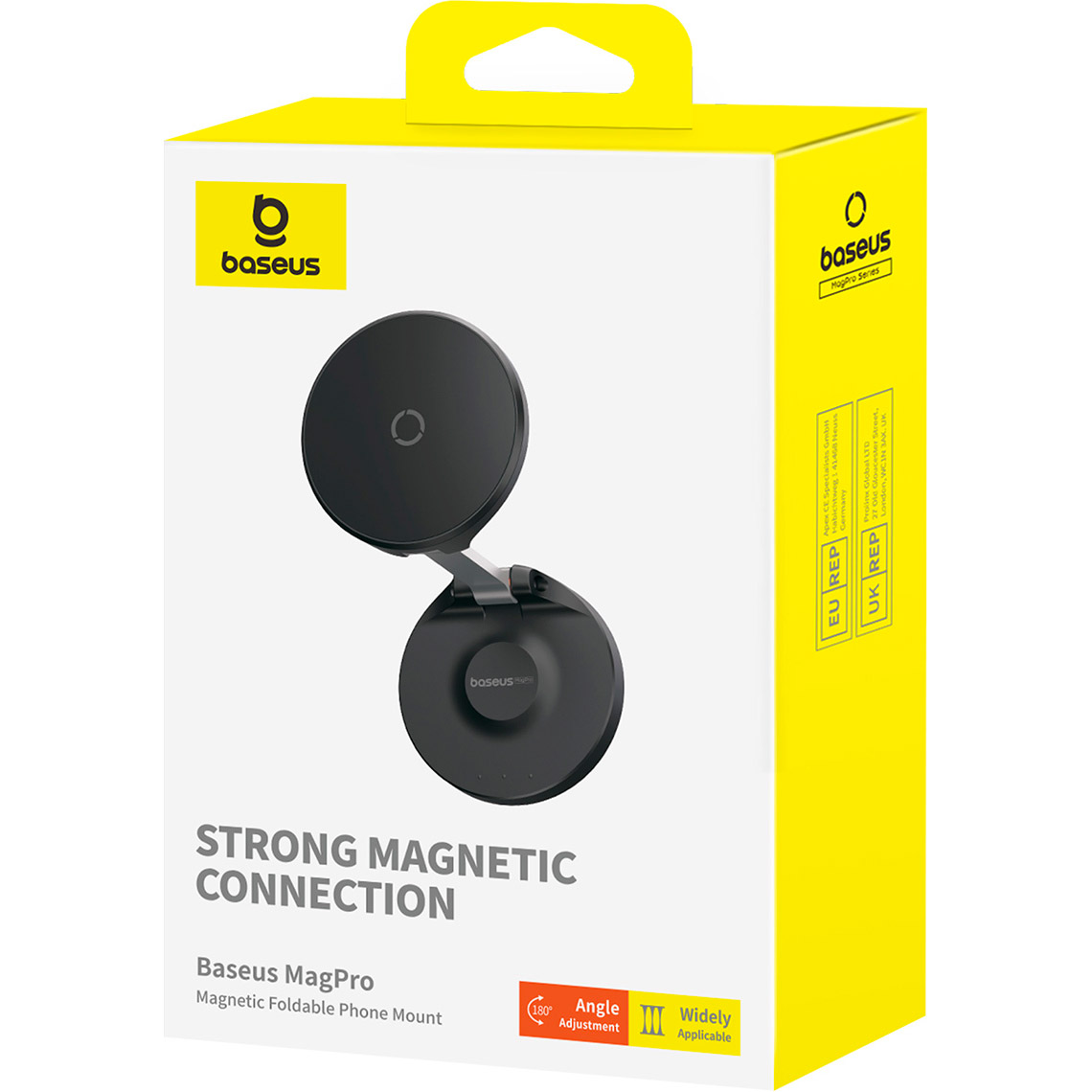 Тримач для смартфона BASEUS MagPro Magnetic Foldable Phone Mount Black (B10564101121-00)