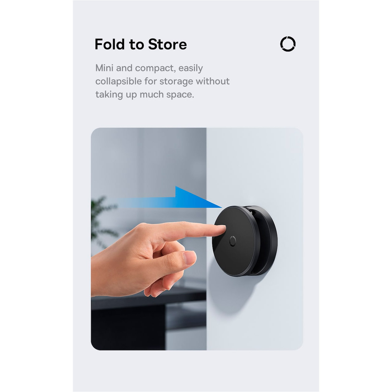 Тримач для смартфона BASEUS MagPro Magnetic Foldable Phone Mount Black (B10564101121-00)