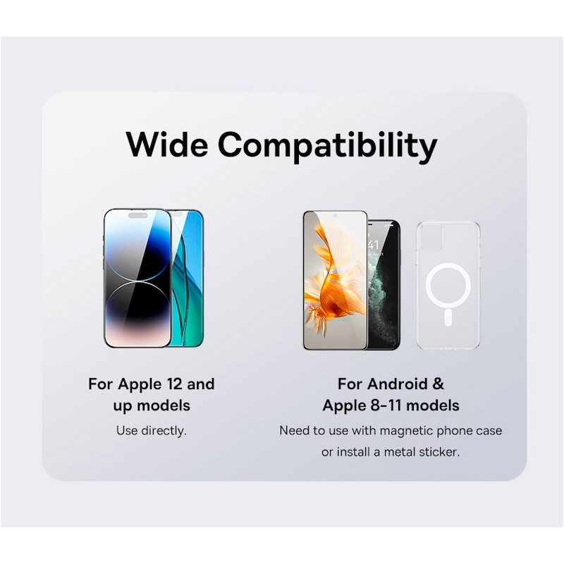 Тримач для смартфона BASEUS MagPro Magnetic Foldable Phone Mount Black (B10564101121-00)