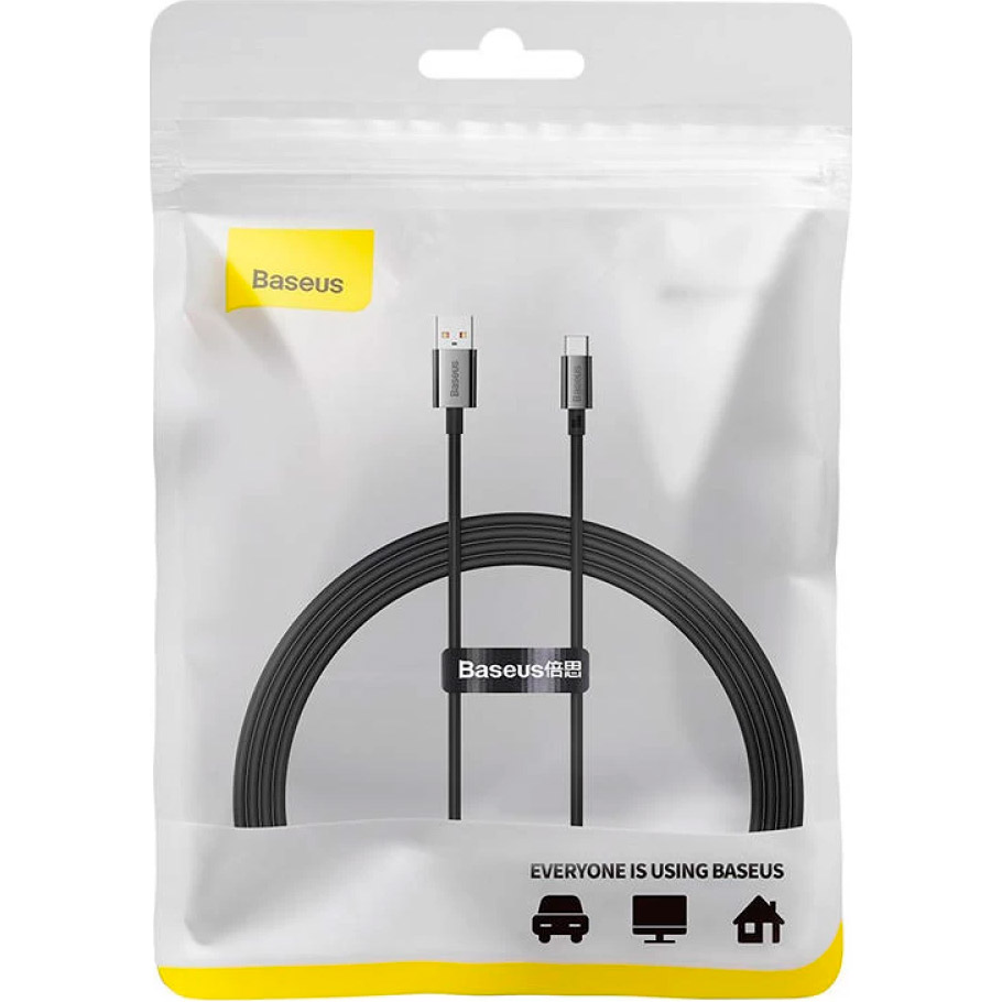 Кабель BASEUS Superior Series Fast Charging Data Cable USB to Type-C 100W 1.5м Black (P10320102114-01)