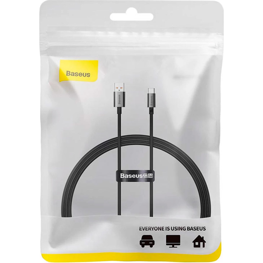 Кабель BASEUS Superior Series Fast Charging Data Cable USB to Type-C 100W 1м Black (P10320102114-00)