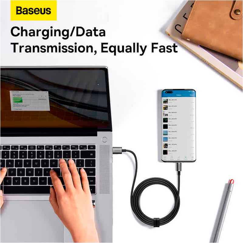 Кабель BASEUS Superior Series Fast Charging Data Cable USB to Type-C 100W 1м Black (P10320102114-00)