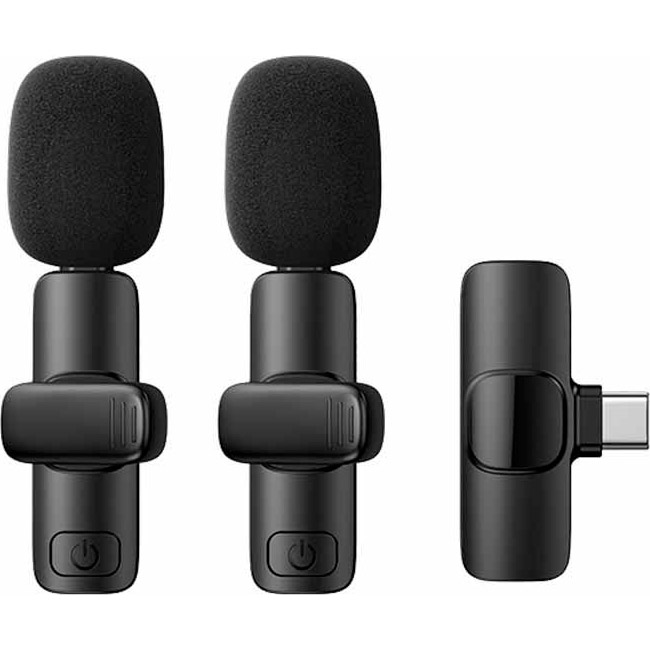 Бездротовий петличний мікрофон BOYA BY-MW3 Wireless Microphone 2-Pack