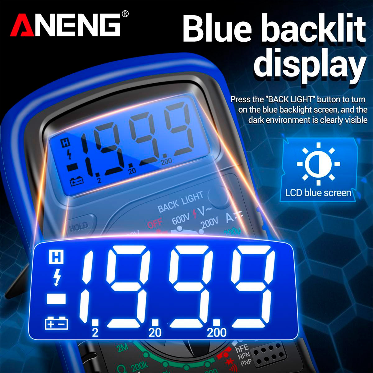 Мультиметр ANENG XL-830L