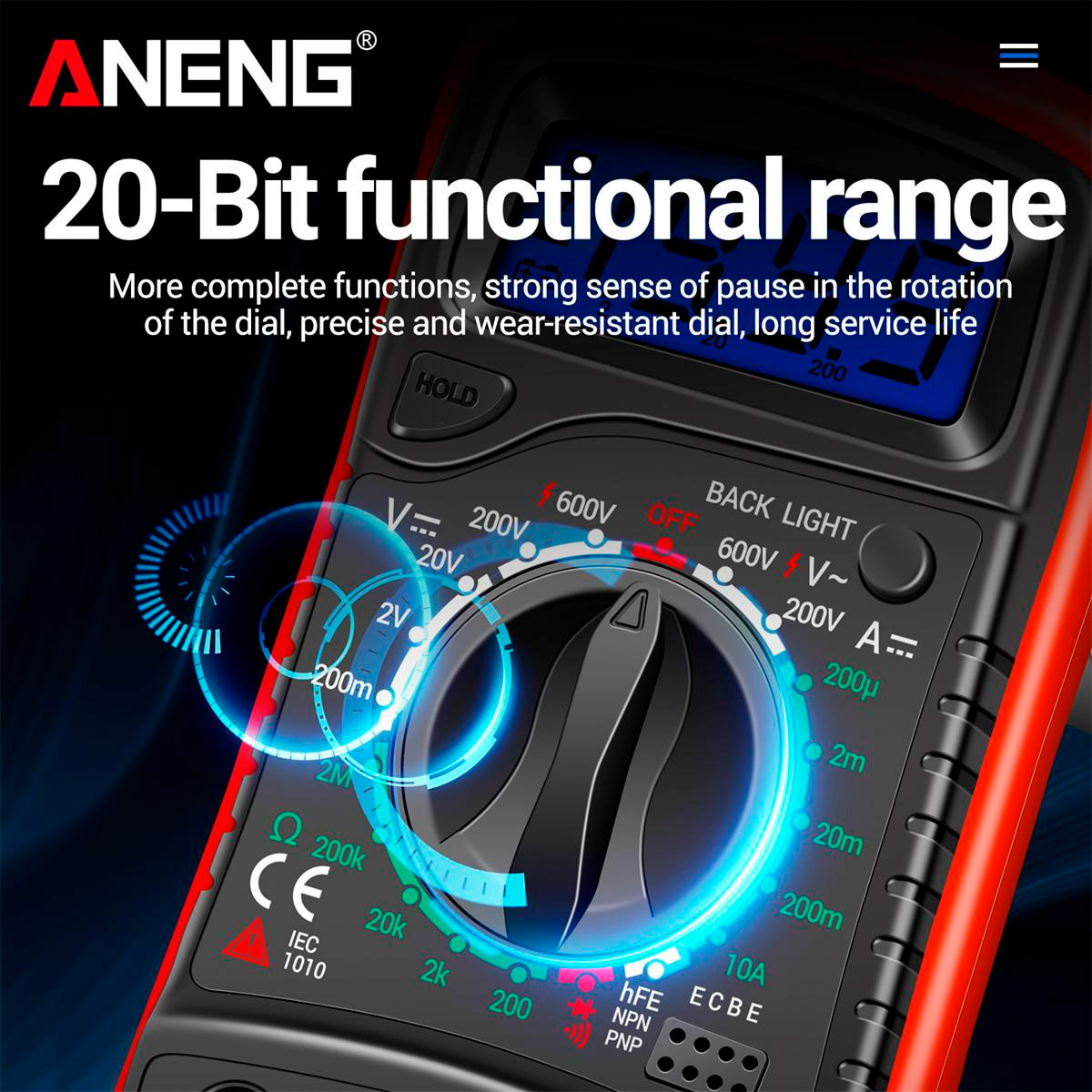 Мультиметр ANENG XL-830L