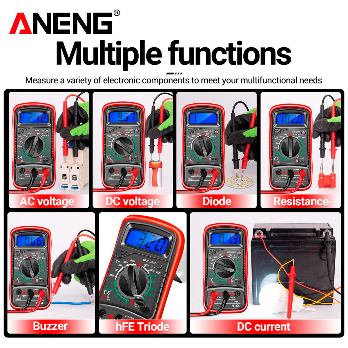 Мультиметр ANENG XL-830L