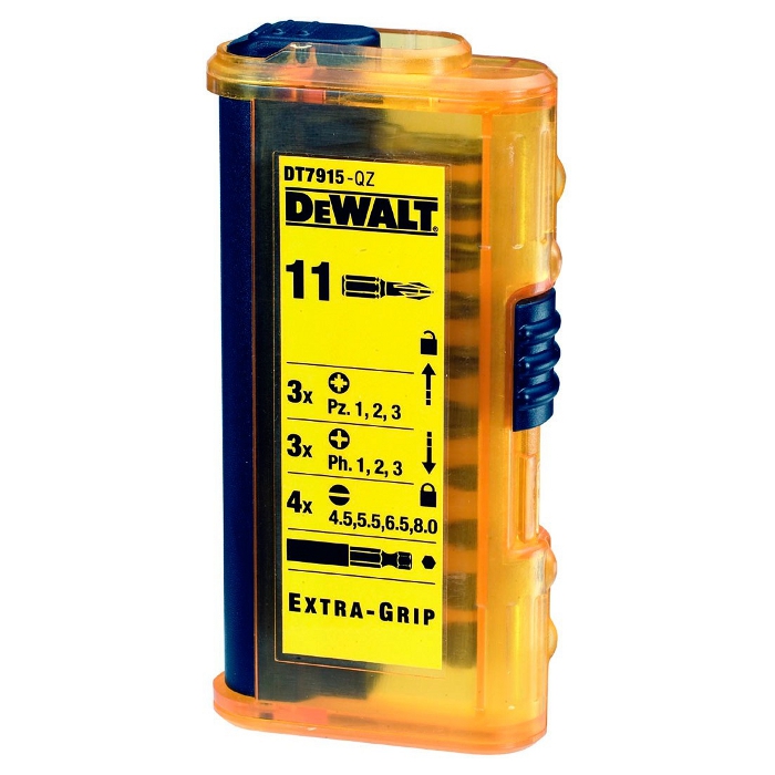 Набор насадок с магнитным держателем DEWALT Extra Grip 10шт (DT7915)