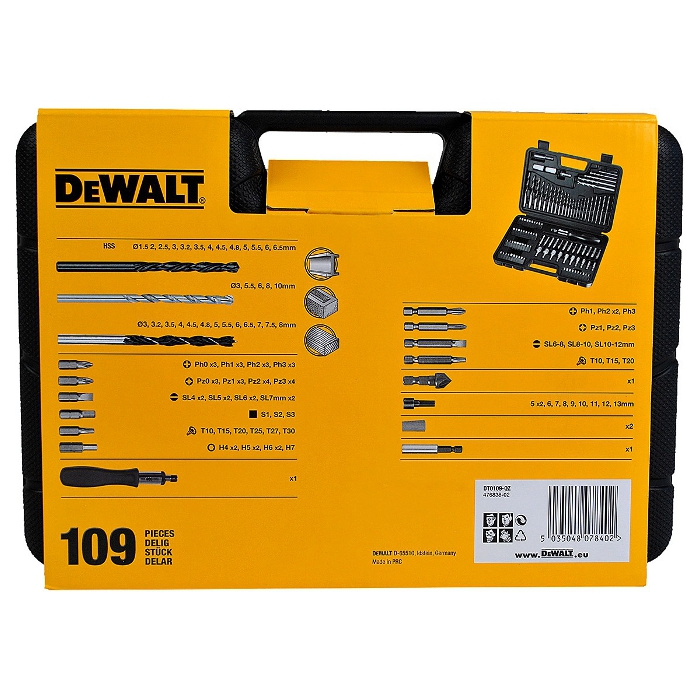Набор инструментов DEWALT DT0109 109пр