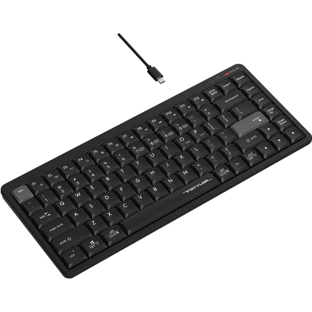 Клавіатура бездротова A4TECH Fstyler FBX53C Black
