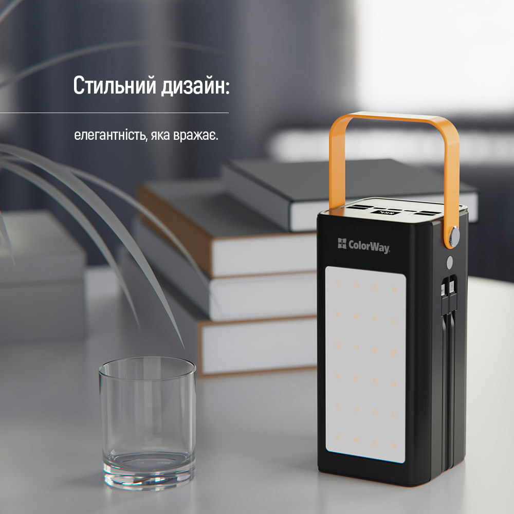 Повербанк COLORWAY 80000 mAh 22.5W 80000mAh Black (CW-PB800LPA8BK-PDD)