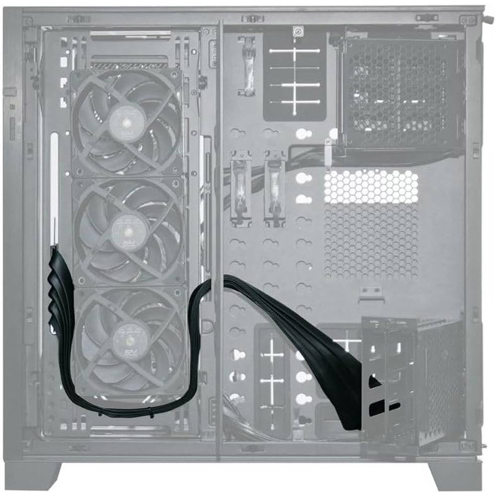 Райзер-кабель LIAN LI PCIe 4.0 Riser Cable Black (G89.PW-PCIV-4-90X)