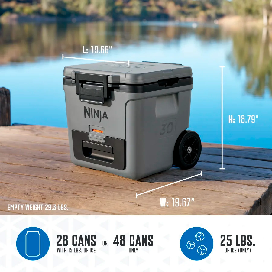 Термобокс NINJA FrostVault 28л Slate Gray (FB230EUGY)