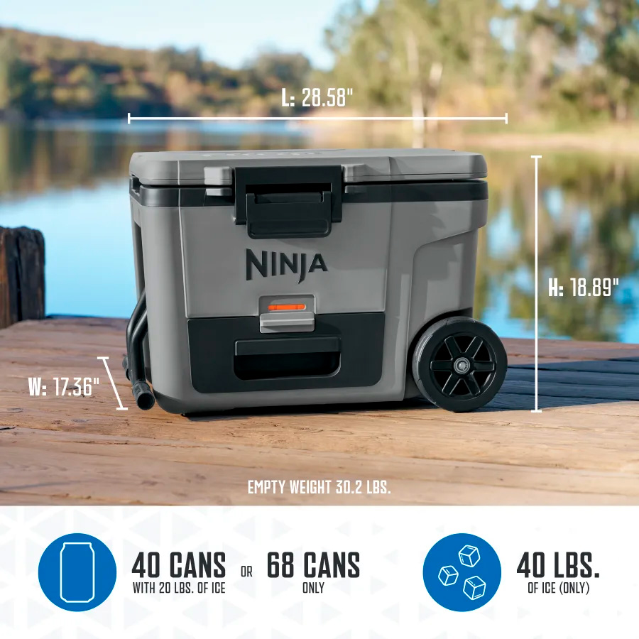 Термобокс NINJA FrostVault 42л Slate Gray (FB245EUGY)