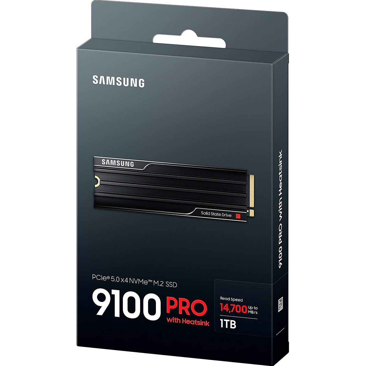SSD диск SAMSUNG 9100 Pro w/heatsink 1TB M.2 NVMe (MZ-VAP1T0CW)