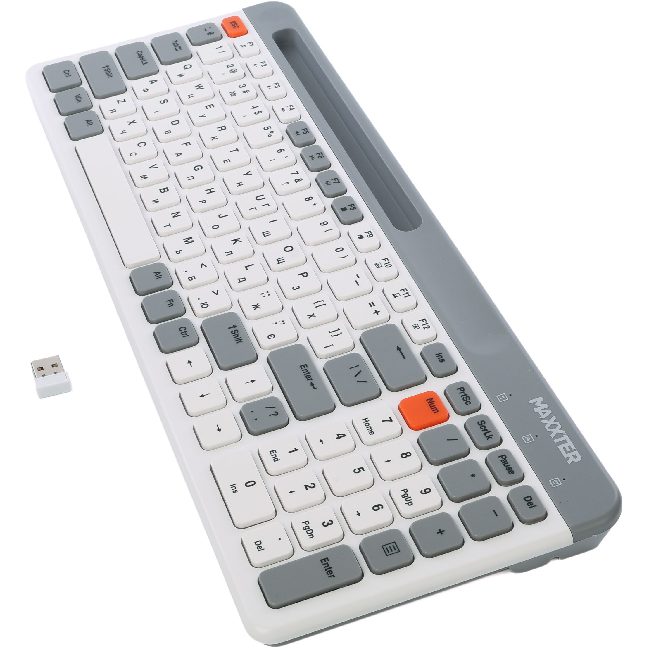 Клавиатура беспроводная MAXXTER KBW-02G-UA