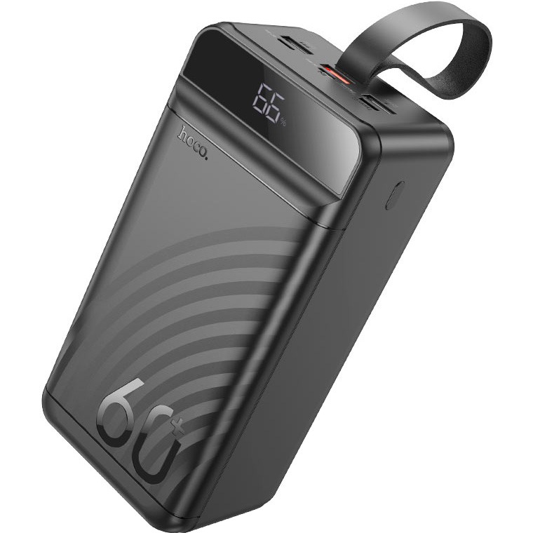 Повербанк HOCO J123C Element 22.5W 60000mAh Black