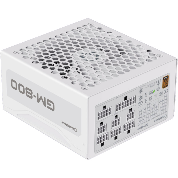 Блок питания 800W GAMEMAX GM-800 Modular White