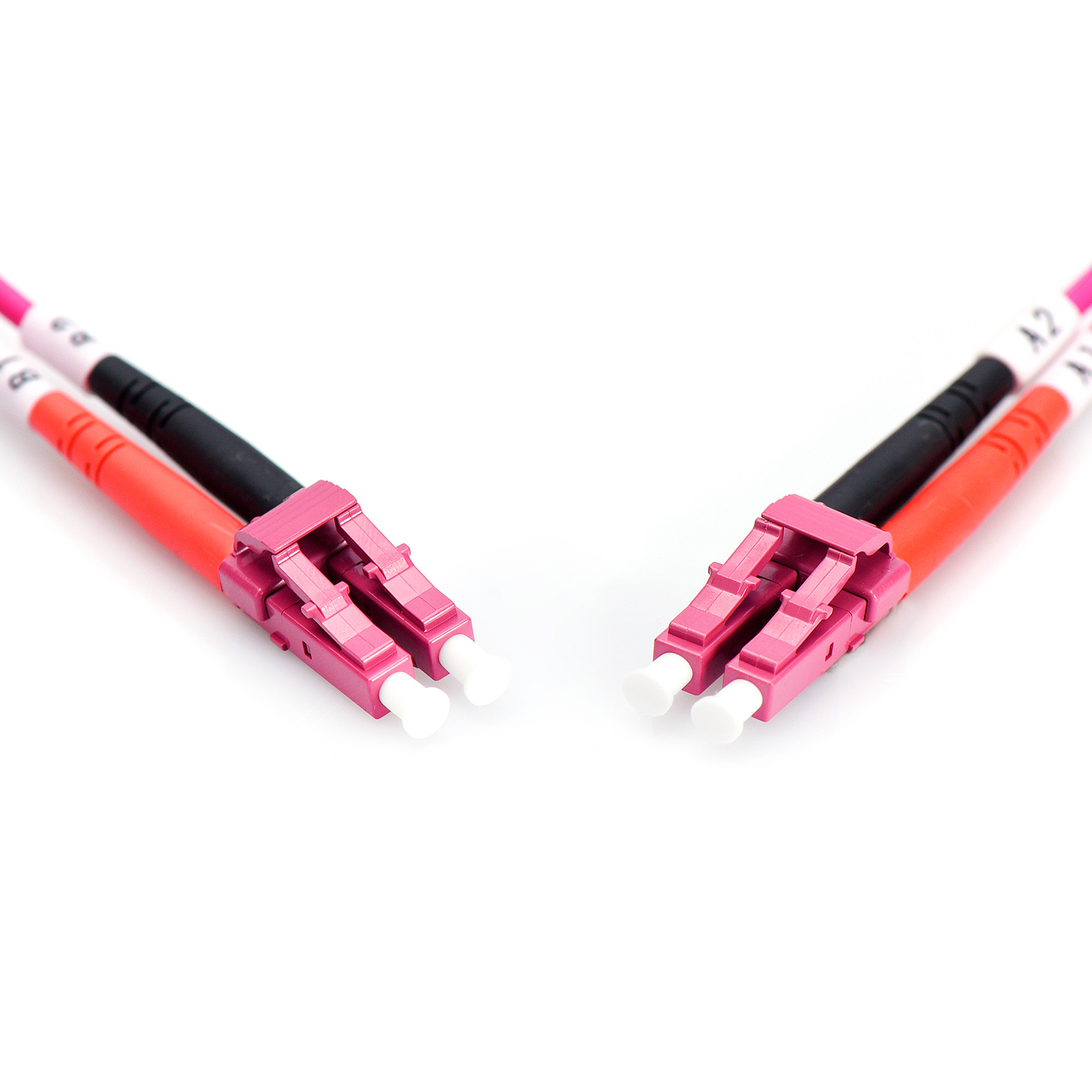 Оптичний патч-корд DIGITUS LC/UPC-LC/UPC, MM OM4, Duplex, 1м, Violet (DK-2533-01-4)