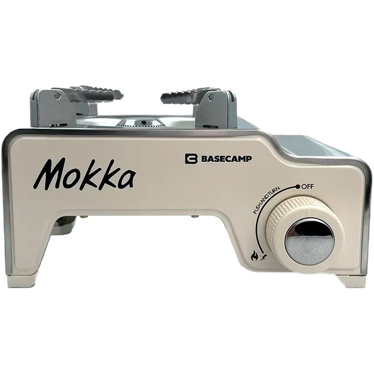 Портативна газова плитка BASECAMP Camping Stove Mokka Bone White