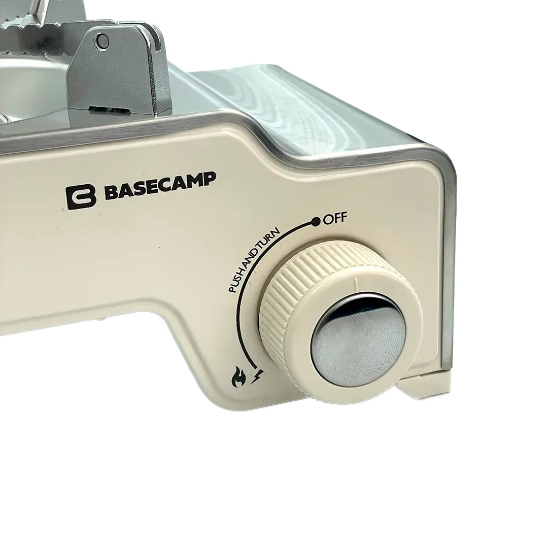 Портативна газова плитка BASECAMP Camping Stove Mokka Bone White