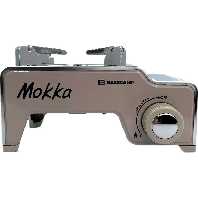 Портативная газовая плитка BASECAMP Camping Stove Mokka Camel Gray